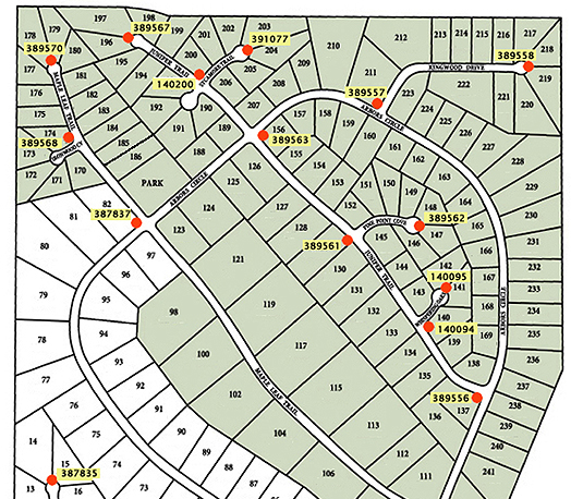 streetlight map