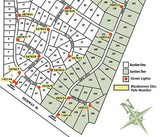 streetlight map